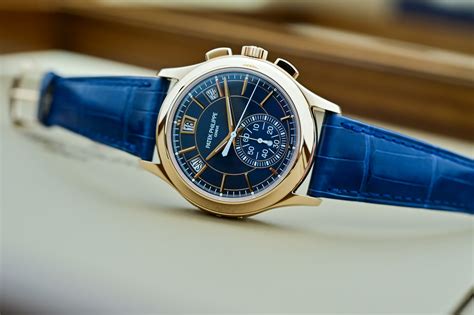 patek philippe watch blue|Patek Philippe blue face.